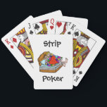 Strip Poker Playing Cards<br><div class="desc">We've got a couple in bed under the covers. So, who won Strip Poker? Does it matter? ;) The text can be changed to say whatever you want. And, be sure to check out the card options. I'm showing this in the basic look, but they've got jumbo print, antiqued, and...</div>