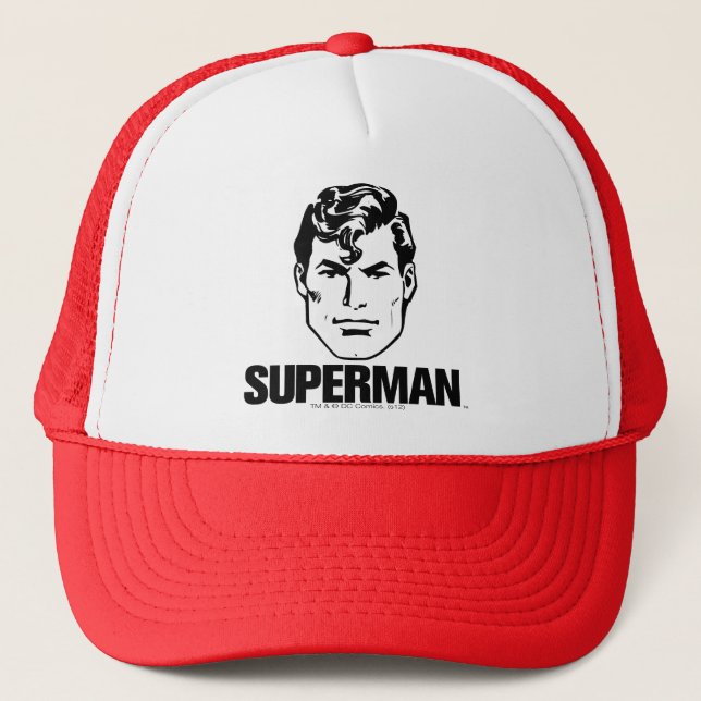 Stripe Boy - Superman Trucker Hat (Front)