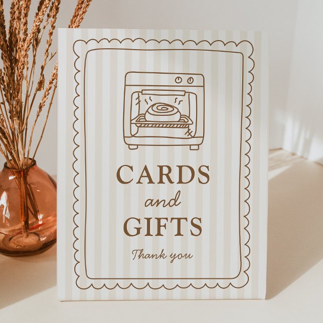Stripe Bun in the Oven Cards and Gifts Sign (Creator Uploaded)