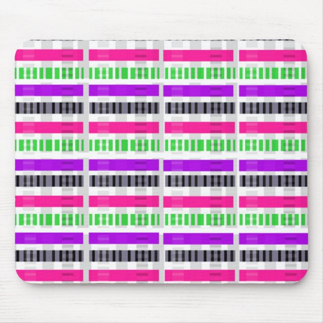 Stripe & Check 2014 Mouse Pad (Front)