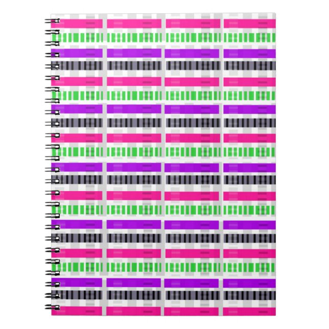 Stripe & Check 2014 Notebook (Front)