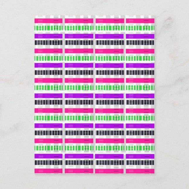Stripe & Check 2014 Postcard (Front)