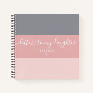Stripe Letters to My Daughter Keepsake Journal