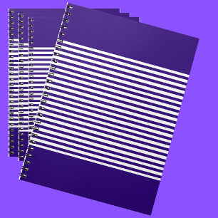 Stripe Pattern Modern Colourful Notebook