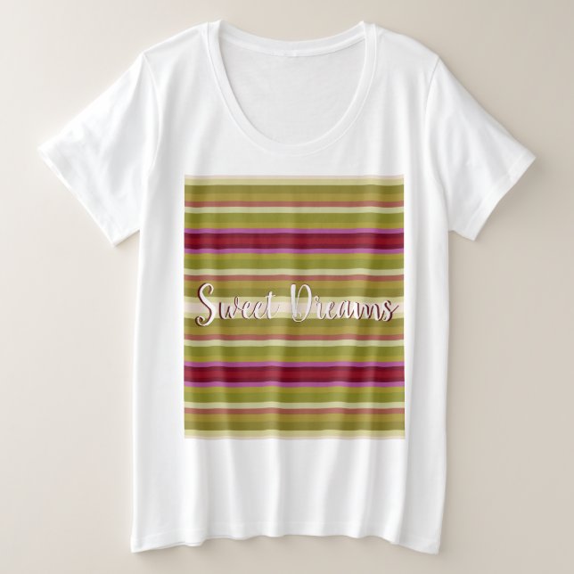 Stripe Print Tee (Design Front)
