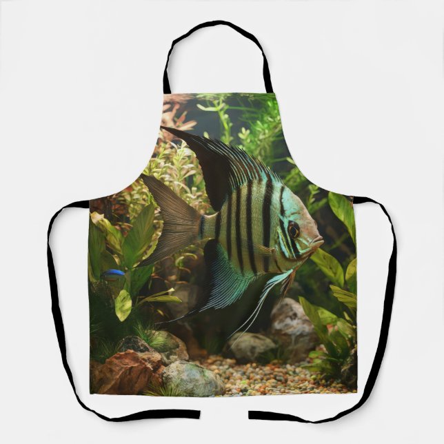 Striped altum angelfish  apron (Front)