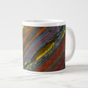 Striped Australian Tiger Eye Large Coffee Mug