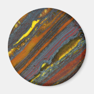 Striped Australian Tiger Eye Magnet