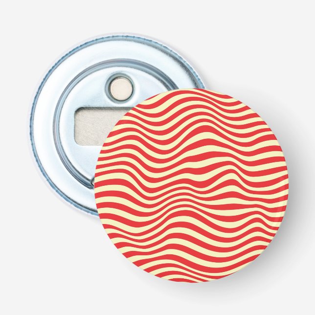 Striped background bottle opener (Front)