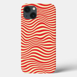 Striped background iPhone 13 case