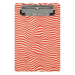 Striped background mini clipboard