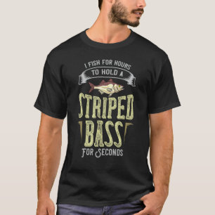 Striped Bass Fishing Gift Rockfish Lures T-Shirt