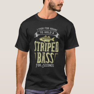 Striped Bass Fishing Gift Rockfish Lures T-Shirt