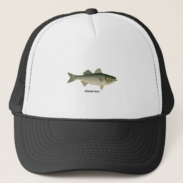 Striped Bass Logo Trucker Hat (Front)