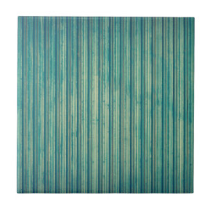 Striped Blue Lines Tile