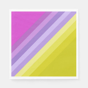 Striped, bright napkin