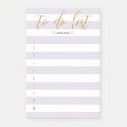 Striped Brush Lettered To Do List