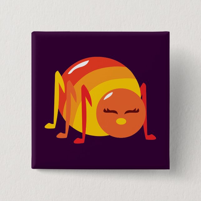 Striped Bug 15 Cm Square Badge (Front)