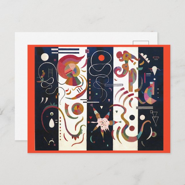 Striped by Wassily Kandinsky  Postcard (Front/Back)
