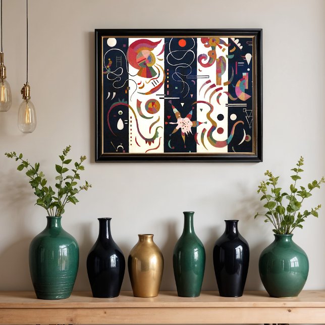 Striped by Wassily Kandinsky Poster (Creator Uploaded)