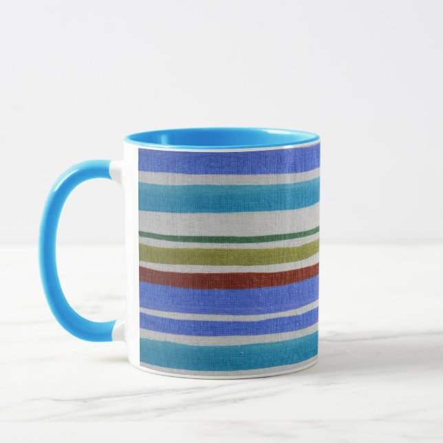 Striped Ceramic Mug (Left)
