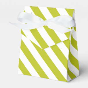 Striped Chartreuse  Favour Box