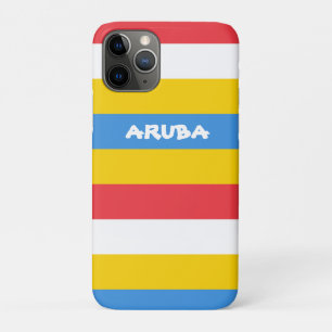 Striped Colours of Aruba Flag Case-Mate iPhone Case
