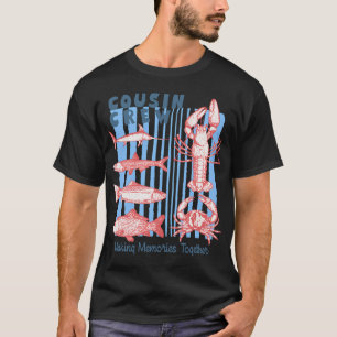 Striped Cousin Crew Making Memories Together Seafo T-Shirt