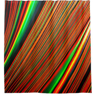 Striped Design Shower Curtain