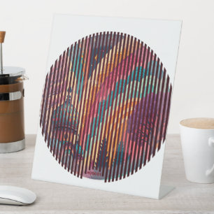 Striped Dreamscape Pedestal Sign – Customisable