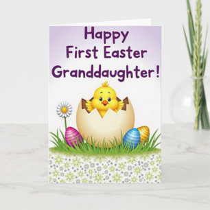 Striped Egg Happy Hatchling Card