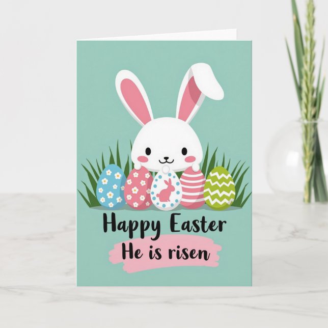 Striped Egg Season Card (Front)