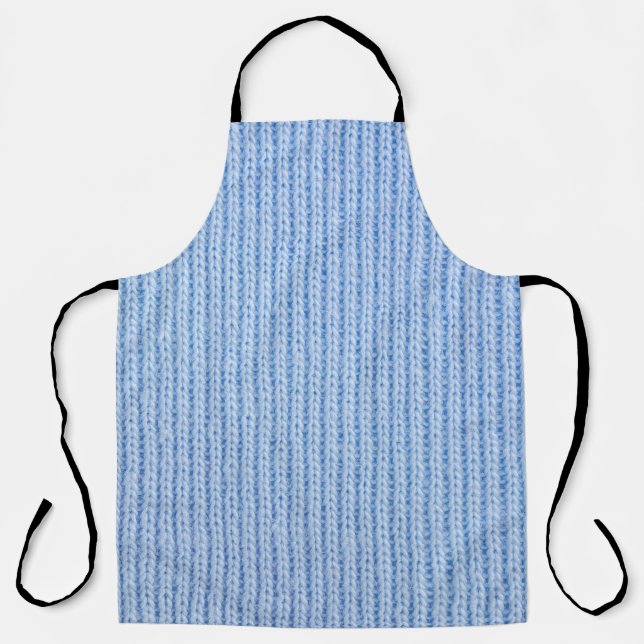 Striped fabric texture, real cloth. apron (Front)