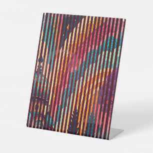 Striped Fairytale Pedestal Display – Customisable Sign