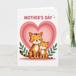 Striped Family Love Card