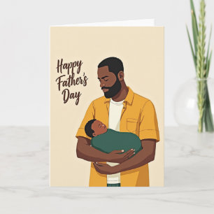 Striped Fathers Love Card