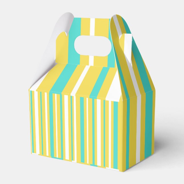 Striped Favour Box (Front Side)