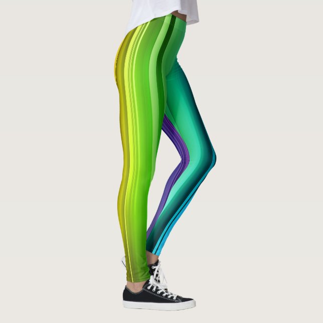 Striped Gradient Leggings (Right)