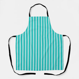 Striped green All-Over Print Apron