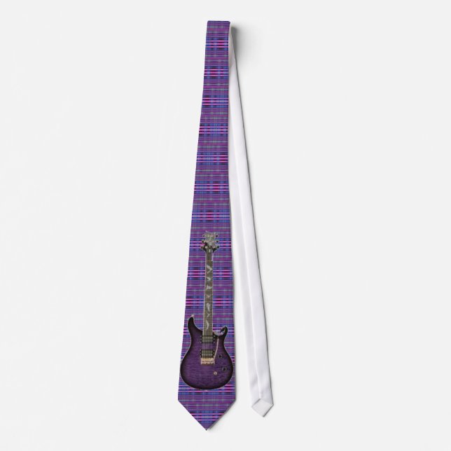Striped Guitar Tie (Front)