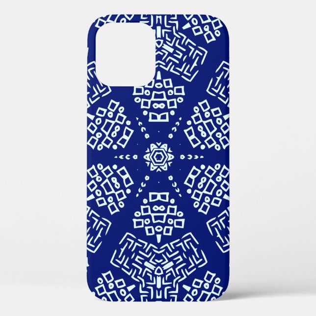 Striped hand painted seamless pattern with ethnic  Case-Mate iPhone case (Back)