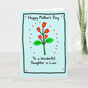 Striped Happy Mothers Day To Card