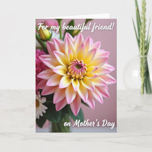 Striped Heartfelt Flower Card