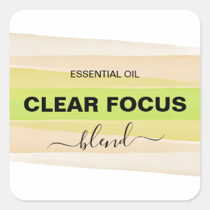 Striped Ink Green And Pink Roller Bottle Labels