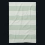 Striped Light Green Kitchen Towl Tea Towel<br><div class="desc">For more light green decor visit the rest of this shop!</div>