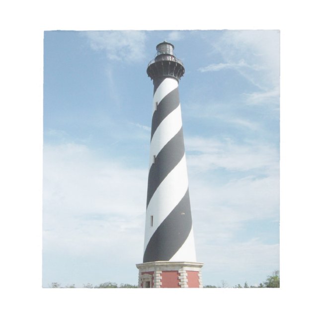 Striped Lighthouse Notepad (Front)