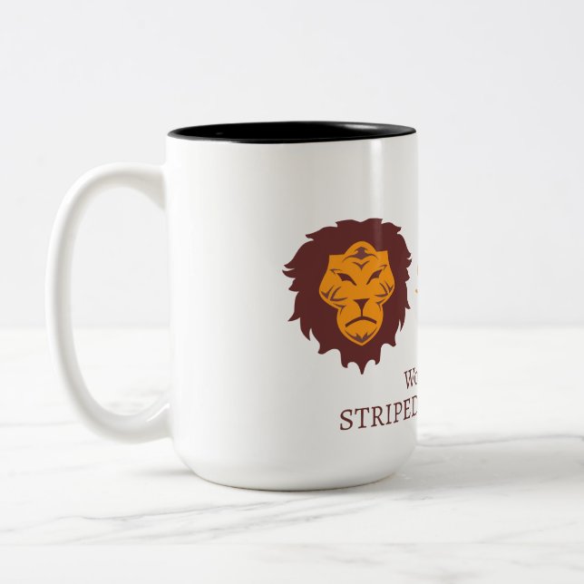 Striped Lion 15 oz Mug - Logo (Left)
