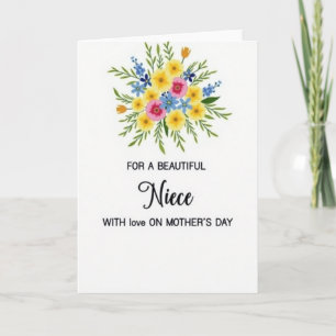 Striped Love On Mothers Day Card