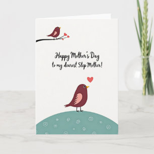 Striped Lovely Bird Card