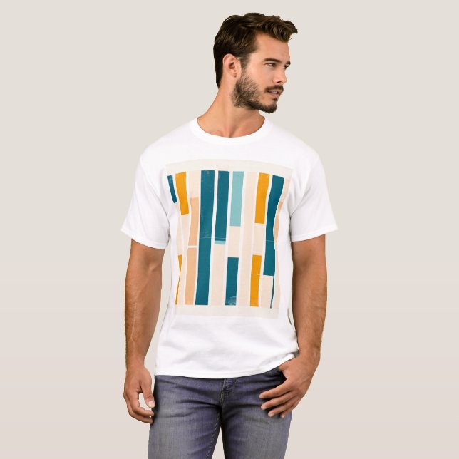 striped men's t-shirt (Front Full)